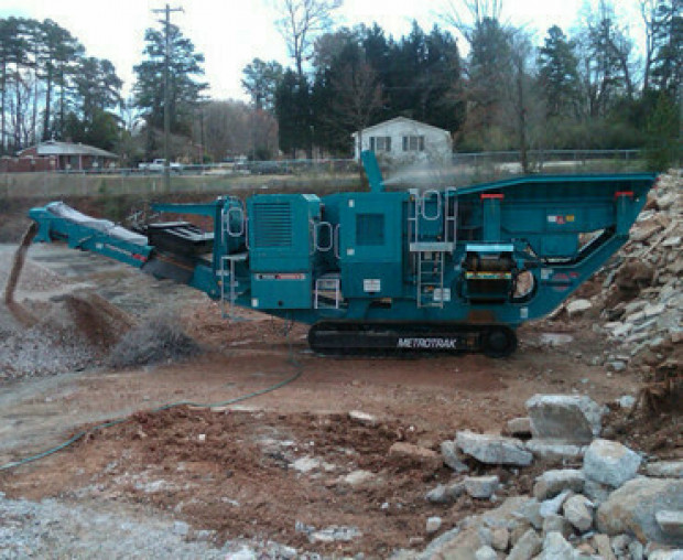 Услуги аренды мобильной щековой  дробилки Powerscreen
